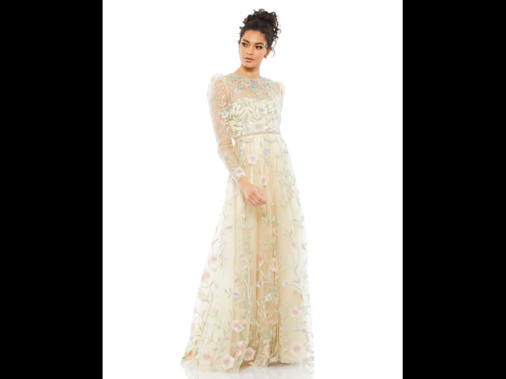 mac-duggal-womens-floral-print-butterfly-sleeve-flowy-gown-nude-1