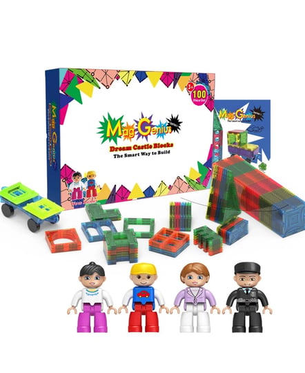 mag-genius-102-piece-magnetic-building-block-play-people-castle-set-multi-1