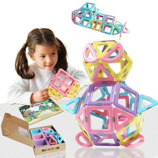 magblock-magnetic-3d-magnet-toys-52-pieces-set-for-toddlers-boys-girls-gift-magnetic-building-blocks-1