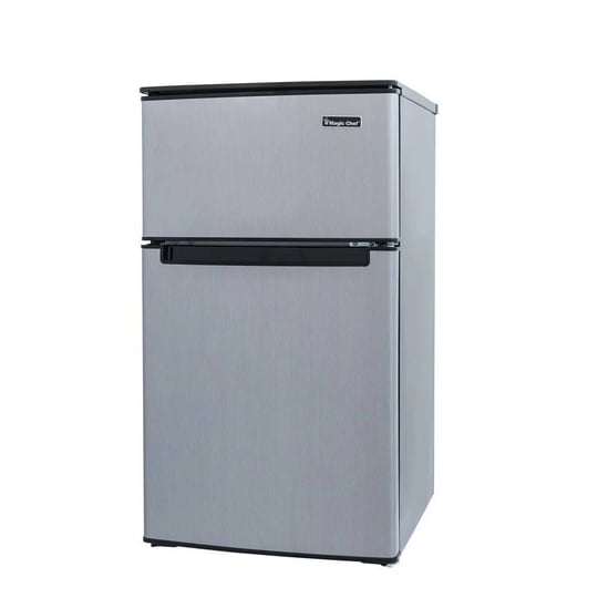 magic-chef-hmdr310-mini-refrigerator-3-1-cu-ft-stainless-look-1