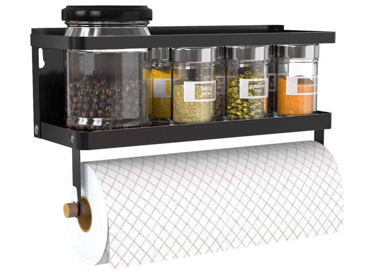 magnetic-paper-towel-holder-2-in-1-magnetic-spice-rack-with-hookswall-mount-shelf-towel-rack-for-ref-1