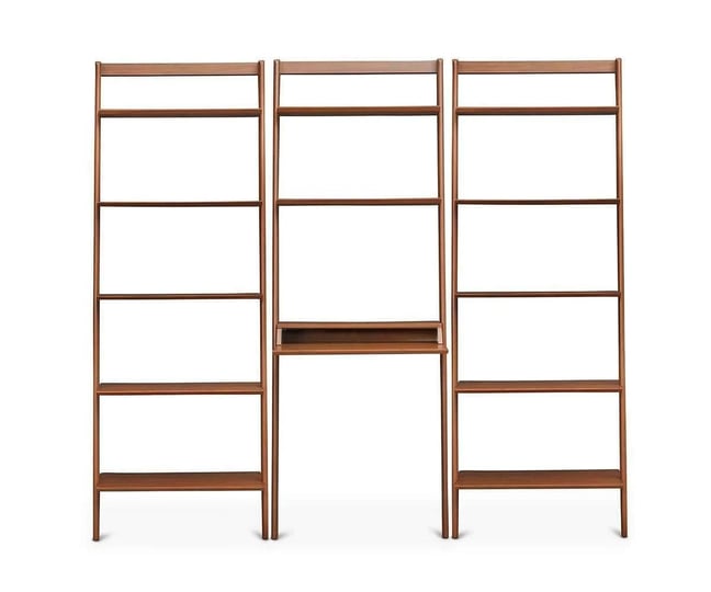 magrit-modular-wall-unit-honey-brown-2-wide-bookcases-with-desk-1