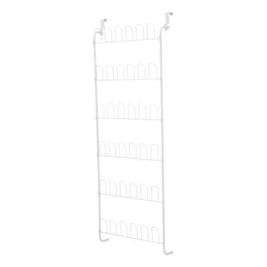 mainstays-18-pair-over-door-shoe-organizer-powder-coated-white-finish-metal-structure-size-22-25-inc-1