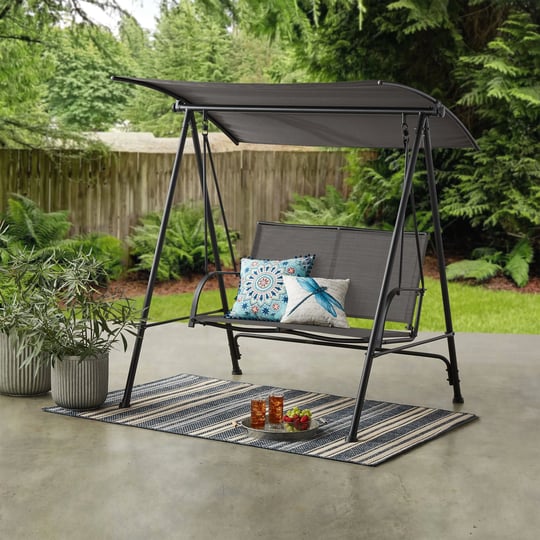 mainstays-2-person-steel-canopy-porch-swing-black-gray-1