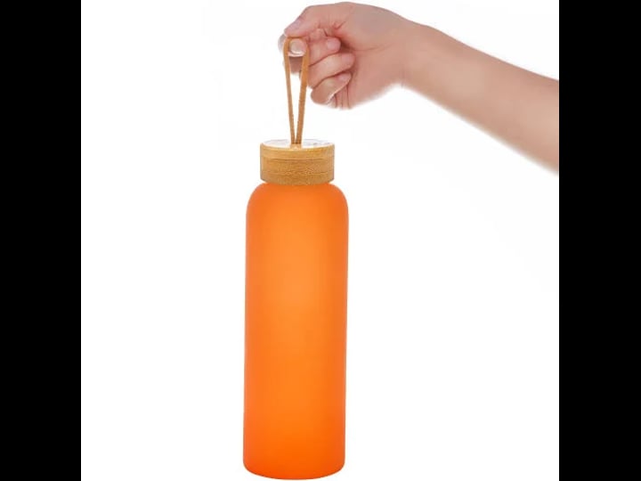 mainstays-bamboo-lid-25-oz-frosted-glass-bottle-coral-size-25oz-1