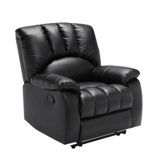 mainstays-recliner-full-reclining-black-faux-leather-upholstery-1