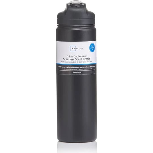 mainstays-rich-solid-print-insulated-stainless-steel-water-bottle-with-flip-top-lid-black-24-fl-oz-1