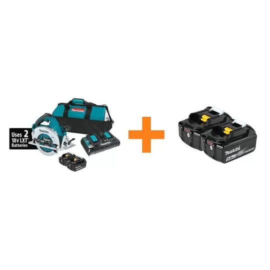 makita-xsh06ptbl1850b2-18v-x2-lxt-36v-brushless-cordless-7-1-4-in-circular-saw-kit-5-0ah-with-18v-lx-1