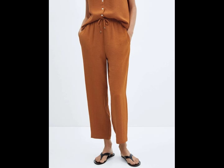 mango-flowy-jogger-pants-burnt-orange-s-women-1