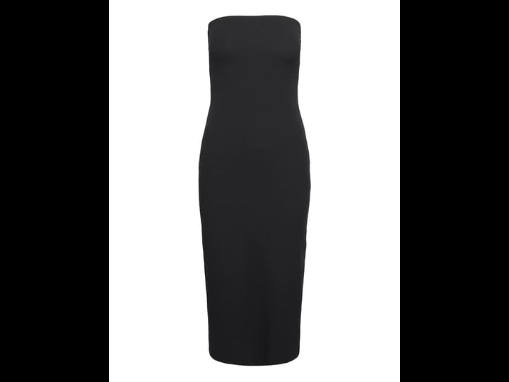 mango-strapless-dress-black-4-women-1