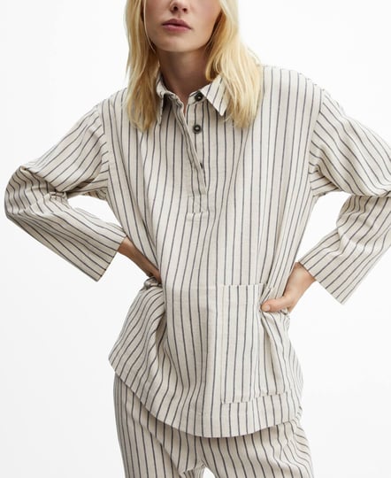 mango-striped-cotton-pajama-shirt-beige-m-women-1
