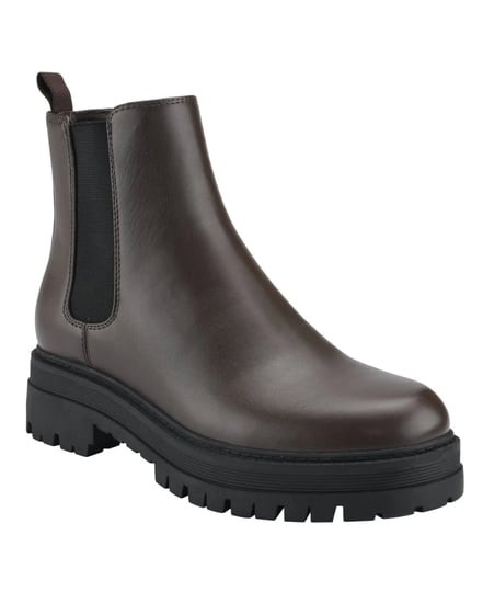 marc-fisher-womens-pietro-lug-sole-slip-on-chelsea-booties-dark-brown-size-11m-1