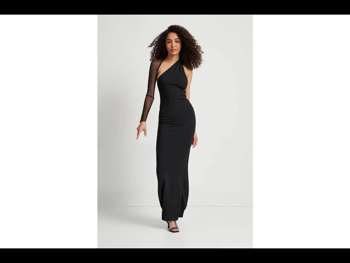 marcella-womens-manhattan-mesh-sleeve-gown-black-1