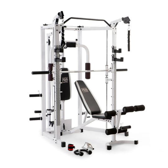 marcy-5276-combo-smith-heavy-duty-total-body-strength-home-gym-machine-white-1