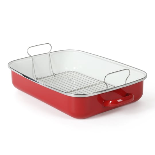 martha-stewart-thayer-18-enamel-on-steel-roaster-pan-w-stainless-steel-rack-red-1