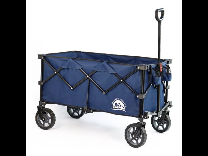 maxwell-outdoors-collapsible-all-terrain-camping-wagon-with-silence-wheels-navy-1