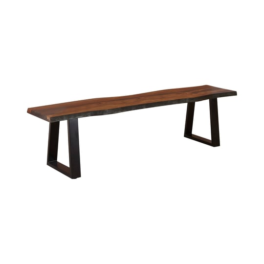 maze-70-inch-dining-bench-live-edge-seat-top-sled-base-chestnut-brown-1