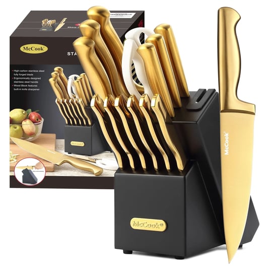 mccook-mc21-15-pieces-kitchen-knife-sets-with-block-cutlery-knife-block-set-built-in-sharpener-silve-1