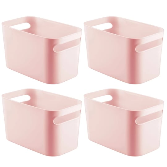 mdesign-deep-plastic-bath-storage-bin-with-handles-10-long-4-pack-light-pink-1
