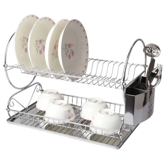 megachef-chrome-plated-17-5-inch-two-shelf-dish-rack-1