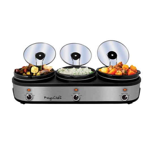megachef-triple-2-5-quart-slow-cooker-and-buffet-server-in-brushed-1