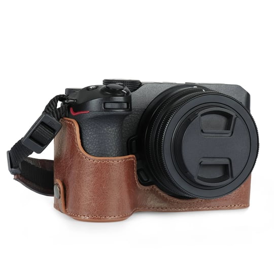 megagear-nikon-z30-genuine-leather-camera-half-case-and-strap-brown-1