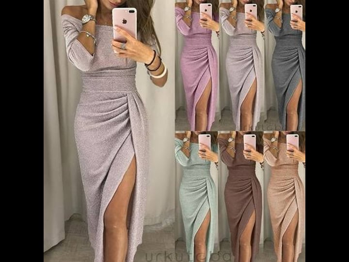 meihuida-womens-off-shoulder-long-sleeve-bodycon-evening-cocktail-party-long-dress-size-small-beige-1