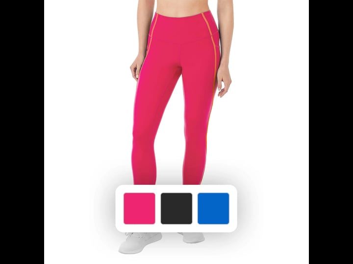 members-mark-womens-4-way-stretch-everyday-fashion-legging-fuchsia-blast-orange-wash-l-1