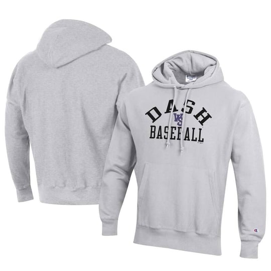 mens-champion-gray-winston-salem-dash-baseball-reverse-weave-pullover-hoodie-size-large-1