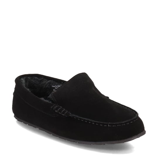 mens-clarks-plush-fur-venetian-slipper-black-9-w-1