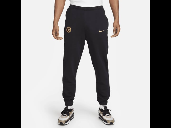 mens-nike-navy-chelsea-fleece-pants-size-small-1