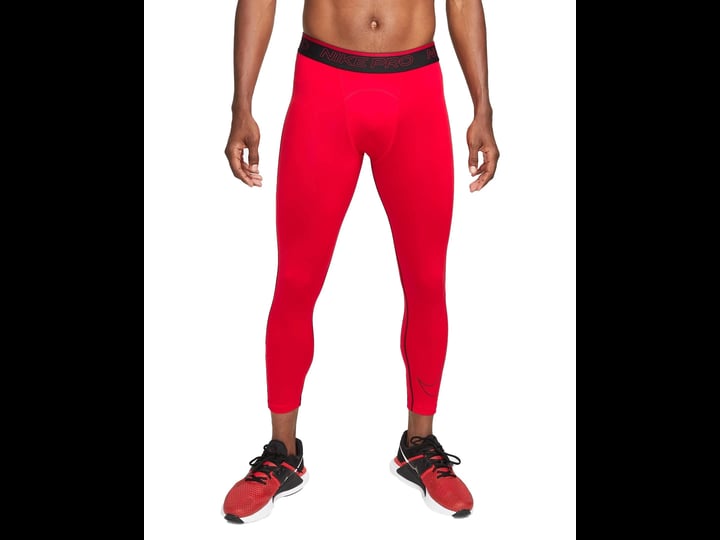 mens-nike-pro-dri-fit-3-4-tights-in-red-size-medium-dd1919-658