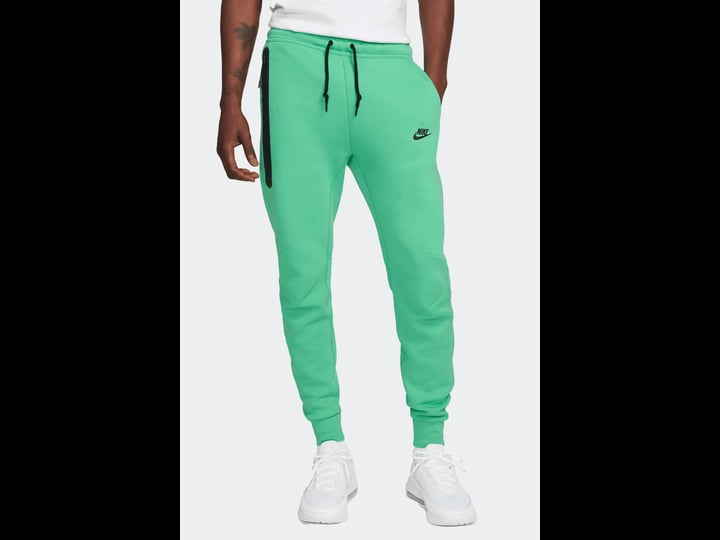 mens-nike-sportswear-tech-fleece-joggers-small-spring-green-black-1
