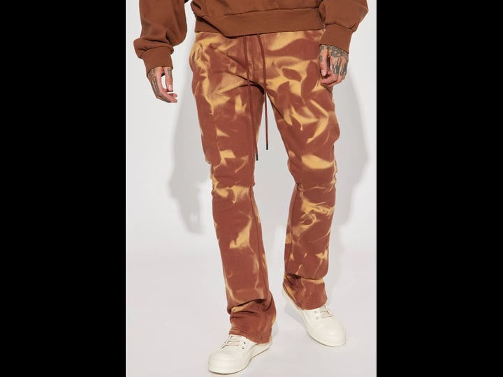 mens-on-the-radar-flared-sweatpants-in-brown-size-large-by-fashion-nova-1