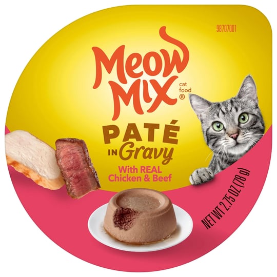 meow-mix-pate-in-gravy-with-real-chicken-beef-wet-cat-food-2-75-oz-cup-case-of-13