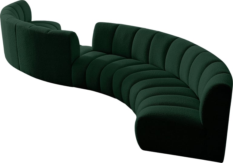 meridian-furniture-infinity-green-boucle-fabric-6pc-modular-sectional-1