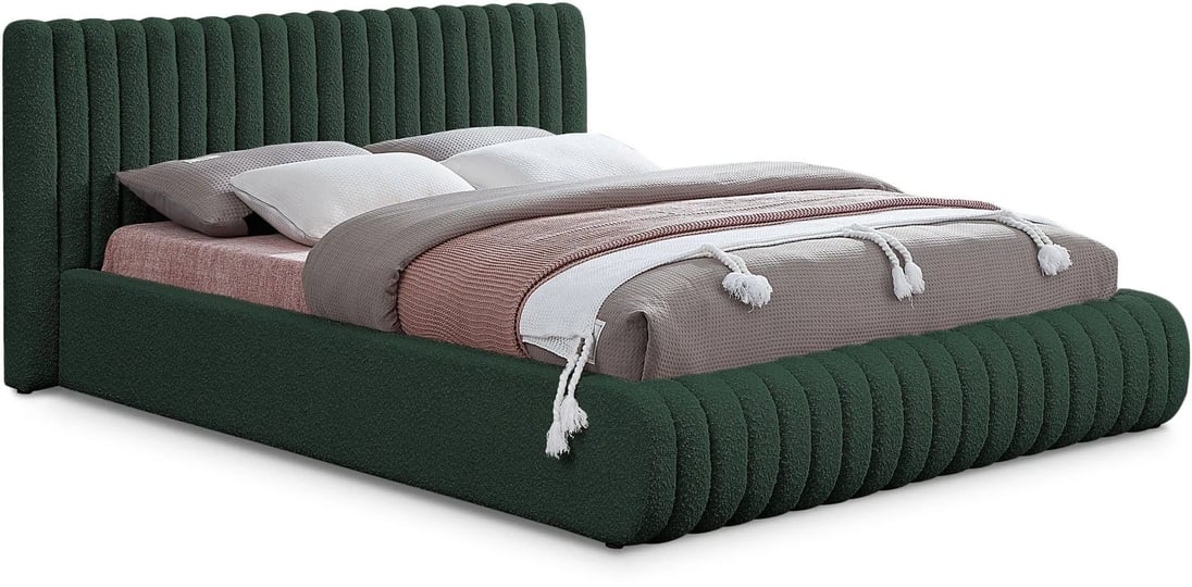 meridian-furniture-nash-green-boucle-fabric-full-bed-1