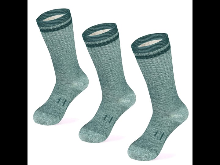 meriwool-3-pairs-merino-wool-blend-socks-choose-your-size-adult-unisex-size-small-medium-green-1