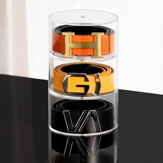 mesailup-belt-rack-organizer-3-layers-acrylic-display-case-with-magnet-acrylic-stackable-drawers-sto-1