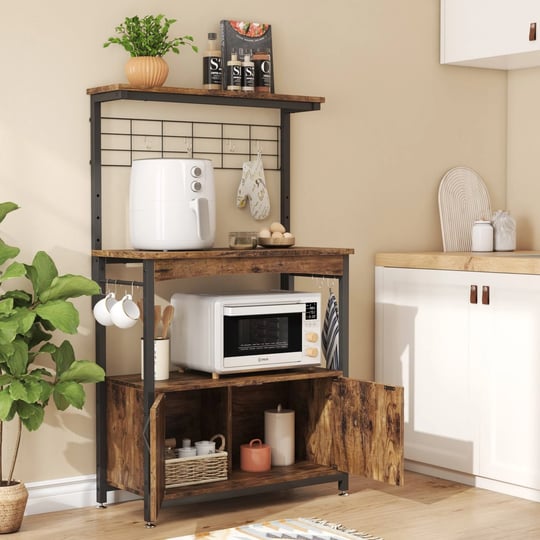 microwave-stand-rack-with-cabinet-rustic-brown-1