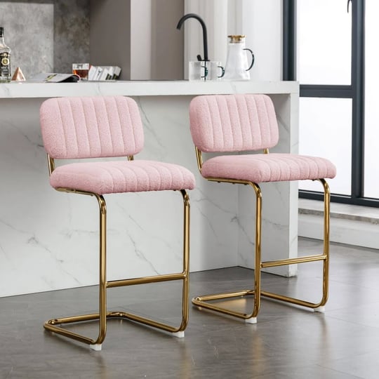 mid-century-modern-counter-height-bar-stools-for-kitchen-set-of-2-armless-bar-chairs-with-gold-metal-1