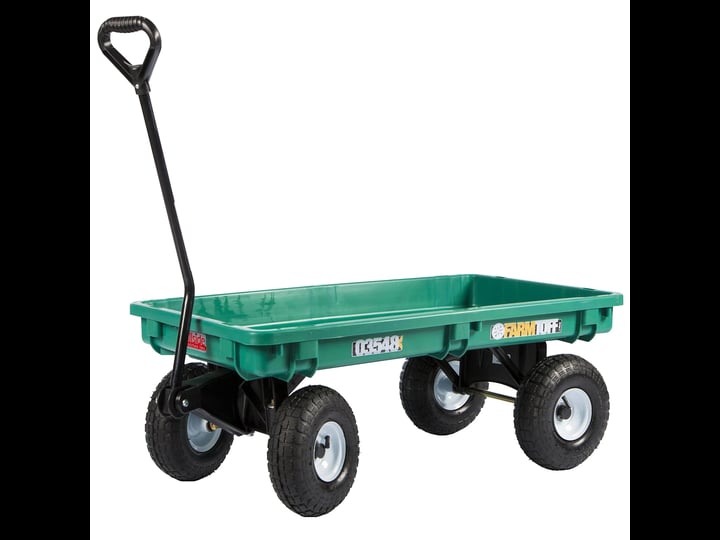 millside-poly-deck-garden-wagon-with-flat-free-tires-green-1