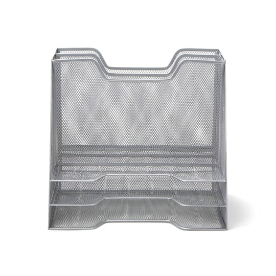 mind-reader-5-compartment-mesh-desk-storage-organizer-silver-1