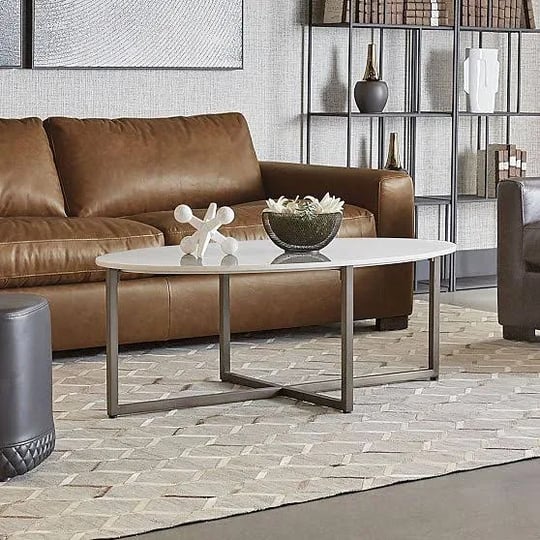 minimal-marble-and-steel-coffee-table-oval-white-marble-gunmetal-west-elm-1