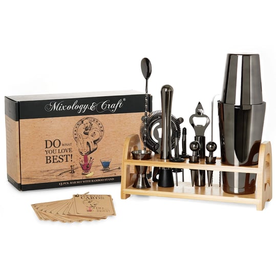 mixology-craft-bartender-kit-13-piece-set-including-stainless-steel-cocktail-making-with-bar-stand-b-1