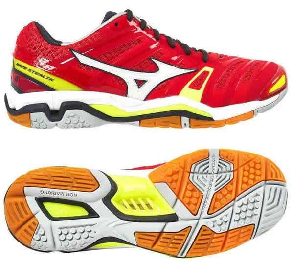 mizuno-wave-stealth-4-indoor-shoes-badminton-handball-squash-red-nwt-x1ga160091-7-5us6-5uk40eu255mmj-1