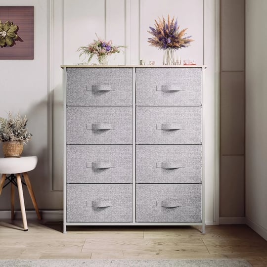 modern-4-8-10-drawer-bedroom-dresser-storage-tower-with-wood-top-light-gray-8-drawer-1