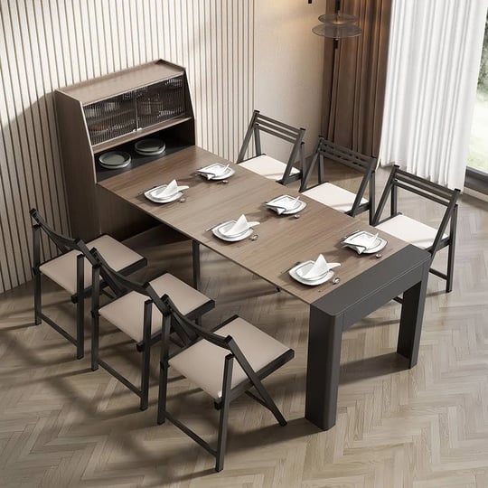 modern-extendable-dining-table-with-storage-rectangle-sideboard-glass-door-walnut-gray-1