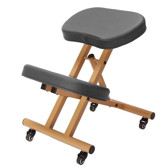 modern-home-ergonomic-rolling-kneeling-posture-chair-camel-black-1