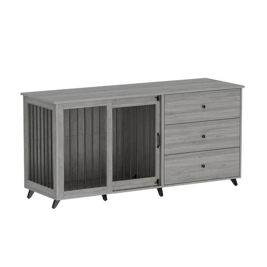 modern-large-wooden-dog-kennel-furniture-storage-cabinet-heavy-duty-dog-cage-with-3-drawers-for-larg-1